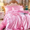 Luxury Duvet Cover Set King Size Cover Solid Color Luxury Kit Rayon Satin Duvet Cover Set Twin Queen King Size Bed Set