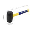 Soft Rubber Hammer Rubber Mallet Soft Hammer Soft Impact Tool for Crafts, Camping, Furniture Assembly Hand Tool