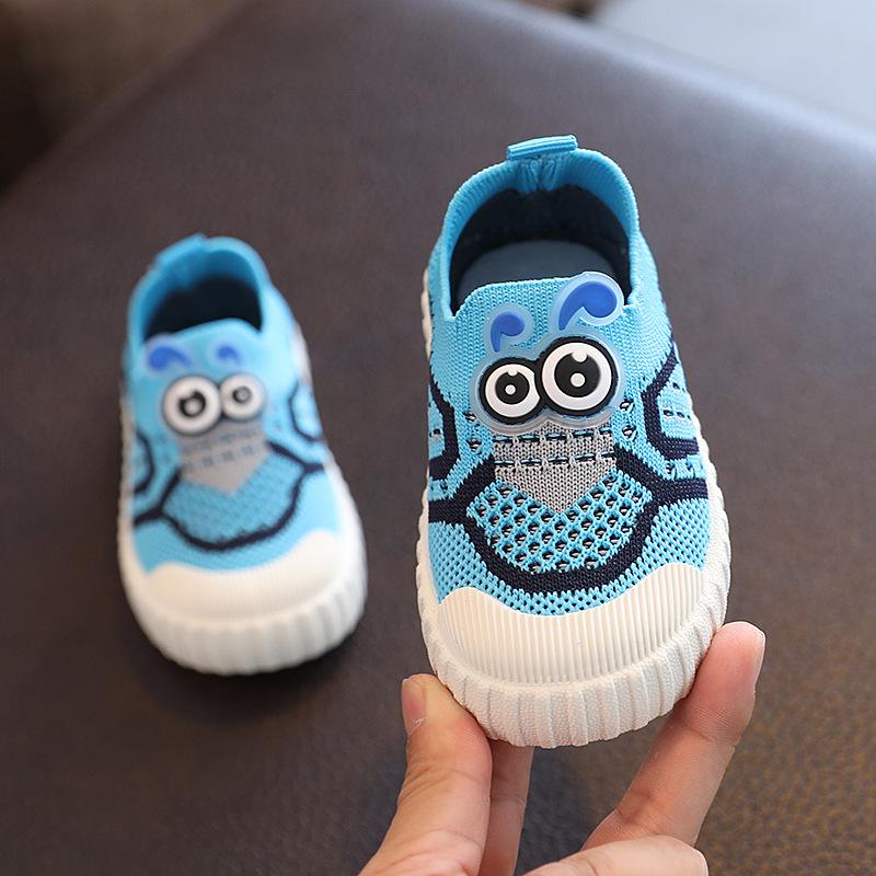 Boys Shoes, Girls Shoes, Breathable Shoes, Children s Casual Shoes, Sports Single Shoes, Small Children s Shoes 22 синий