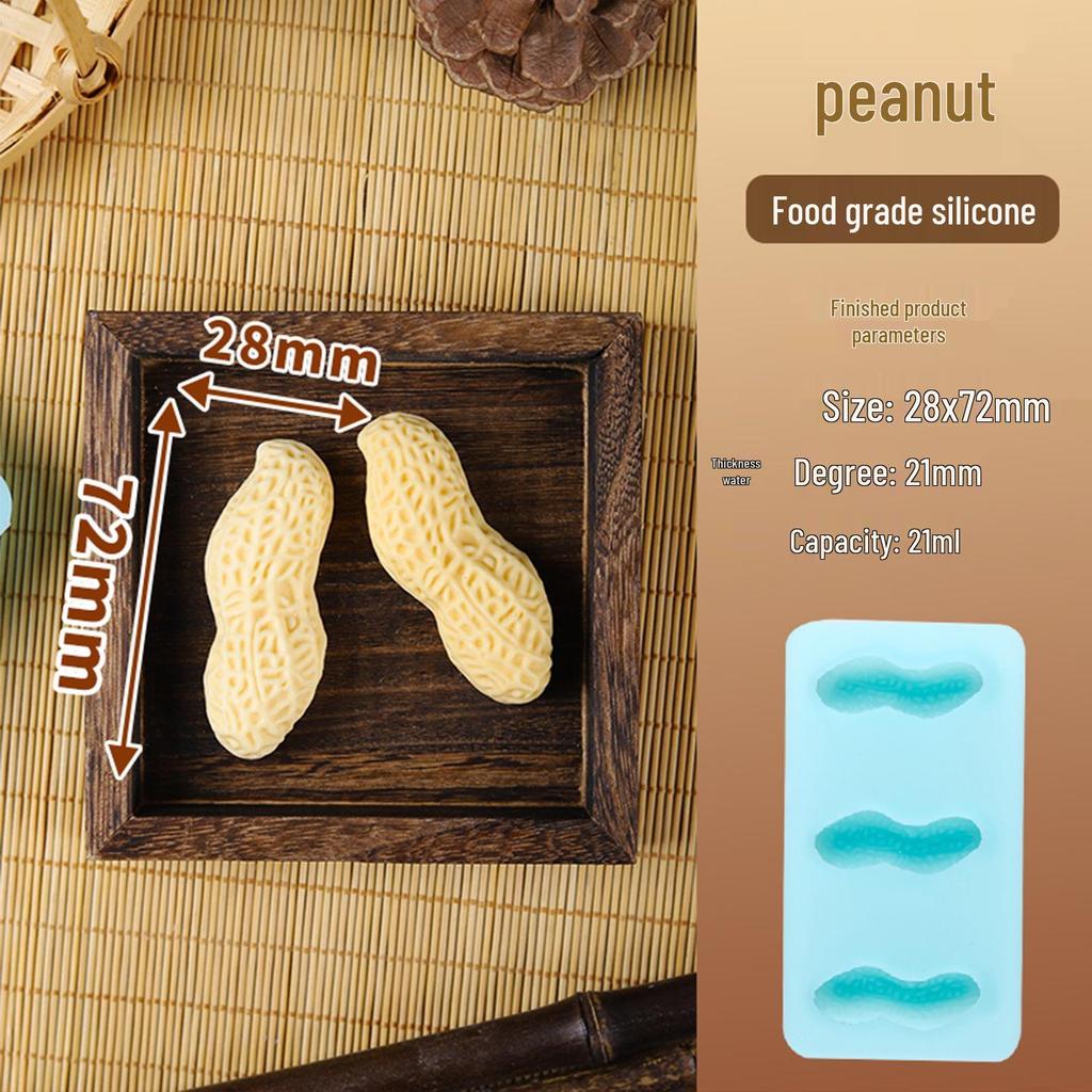 3D Mini Fruit Popsicle Mold - Mango, Peach, Lychee, Strawberry, Cantaloupe, Orange