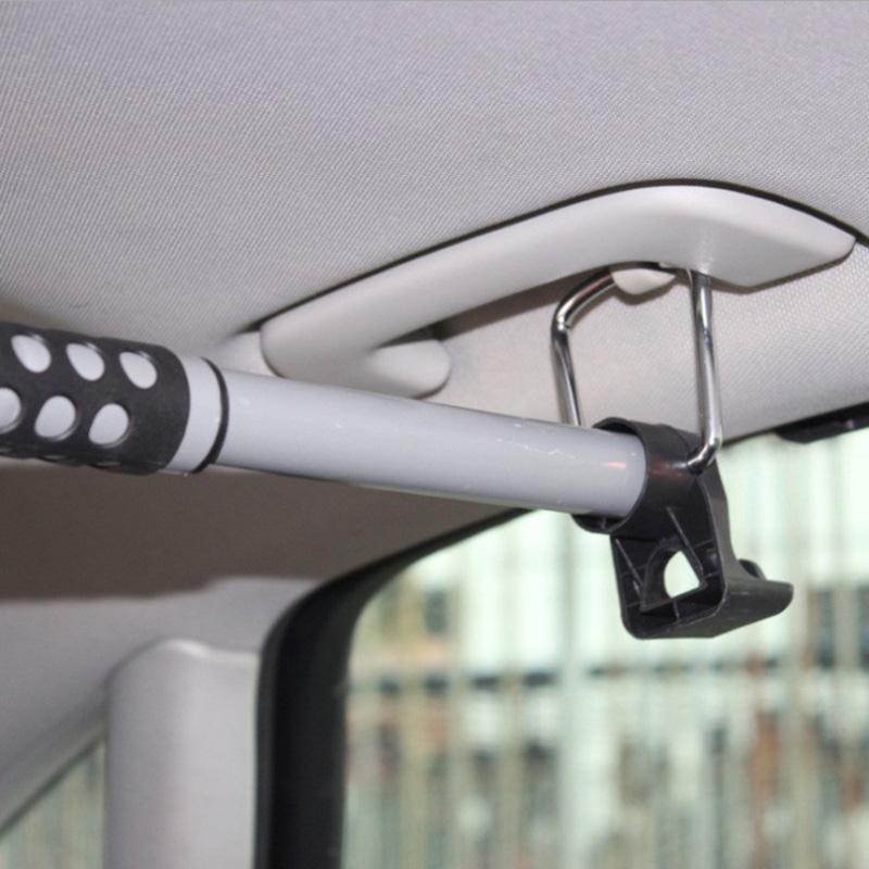 Car Drying Rod Car Camping Clothes Hanger Bar Telescope Vehicle Fix Rods Trunk Hanger Rod Clothes Rod for SedansTrucks, SUVs,RVs