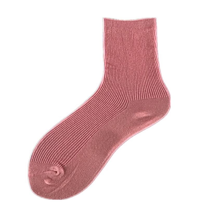 

Women s Korean Style Cotton Ruffle Socks - Pastel Mid-Calf Summer Fashion One Size