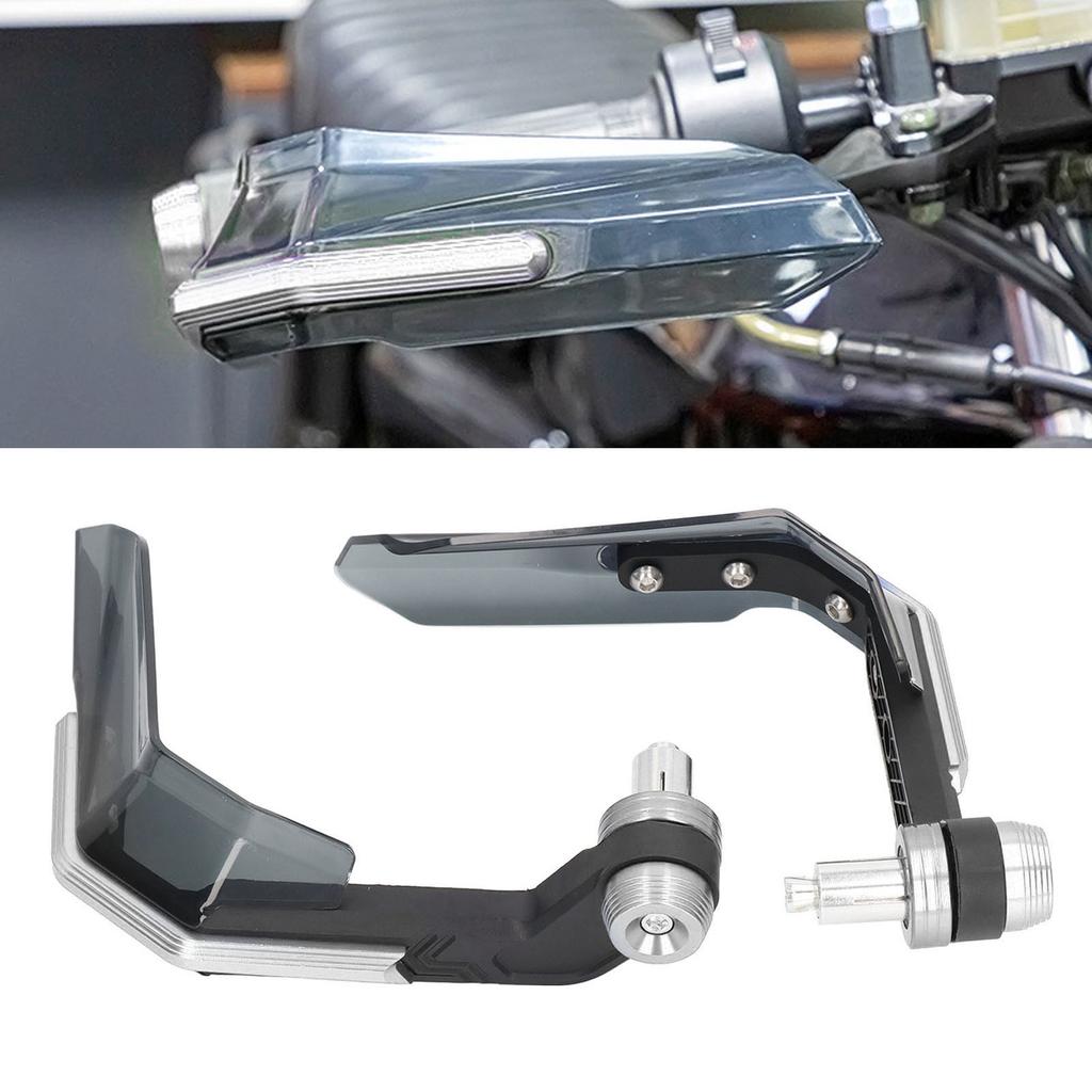 22mm Motorcycle Handguard Aluminum Alloy Universal for Sport Dirt Bike ATV MX Motocross Silver