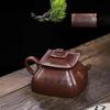 380ml Yixing Purple Clay Teapots Master Handmade Potala Palace Pot Raw Ore Di Cao Qing Mud Tea Soaking Kettle Zisha Tea Set Gift