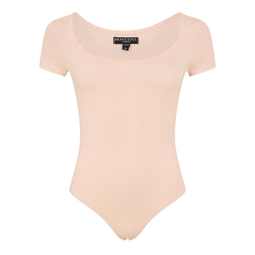 BRAVE SOUL Womens/Ladies Square Neck Bodysuit