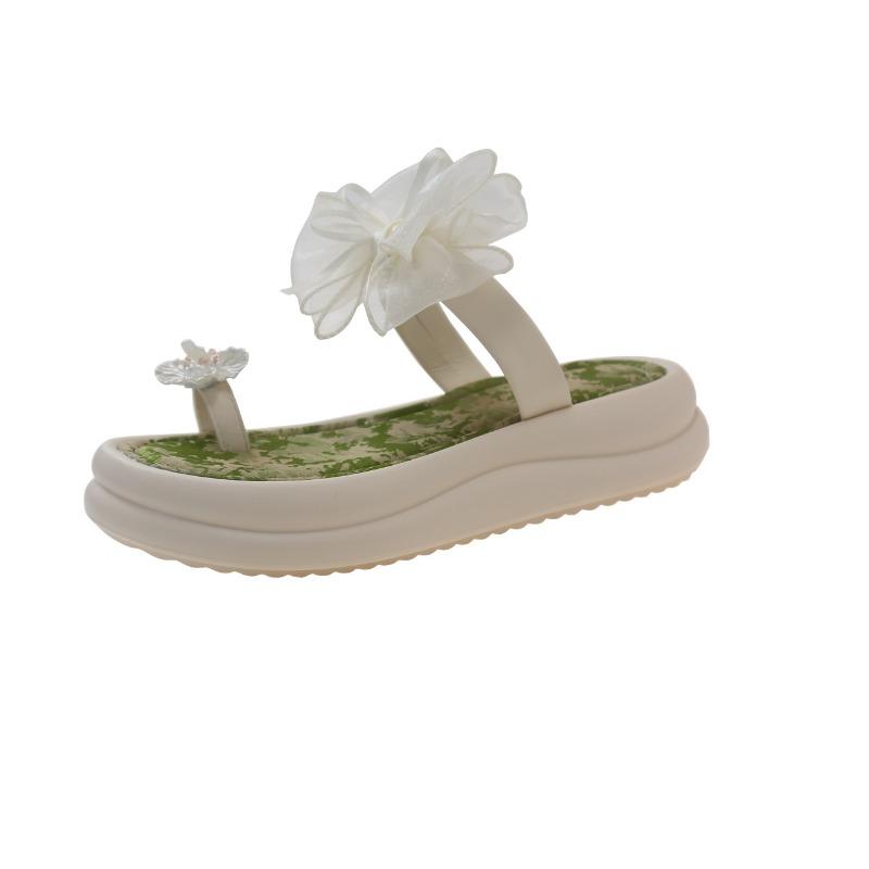 Bow Cover Toe Beach Seaside Cool Slippers Women's Summer Fashion Slippers