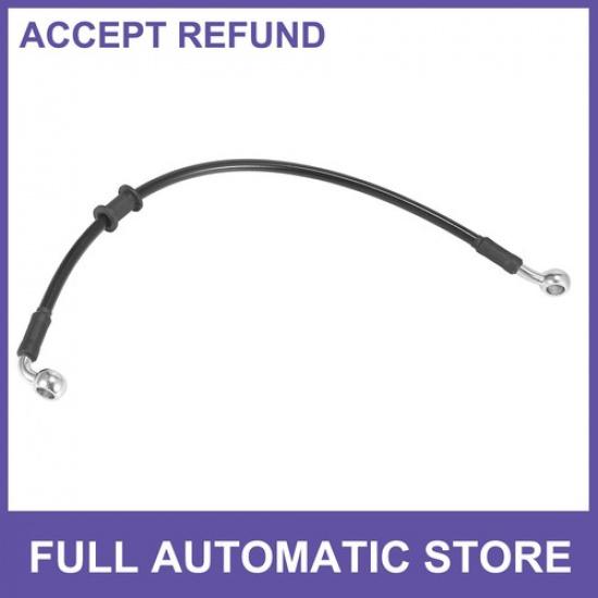 Universal 40cm Motorcycle Brake Clutch Oil Hose Line Pipes Hydraulic Black