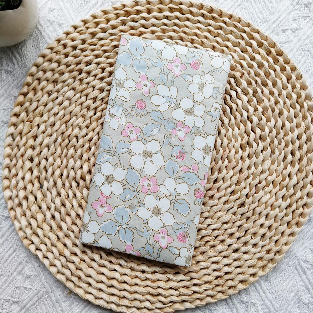 Fromthenon Cute Animal Flower Series Cloth Material Weeks Cover Weekly Diary Planner Notebooks Sleeve Office Stationery Supplies