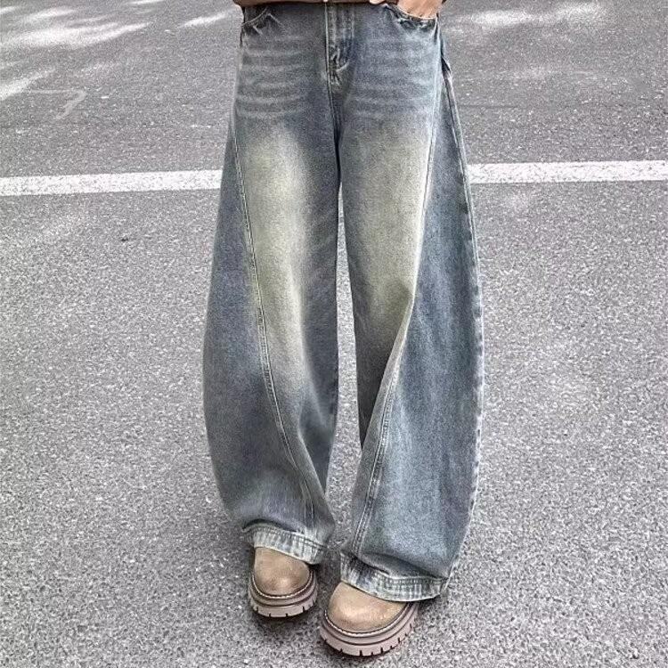 

Джинсы прямого кроя для мальчиков 2024 года — модные повседневные брюки Scimitar на весну и осень 2XL