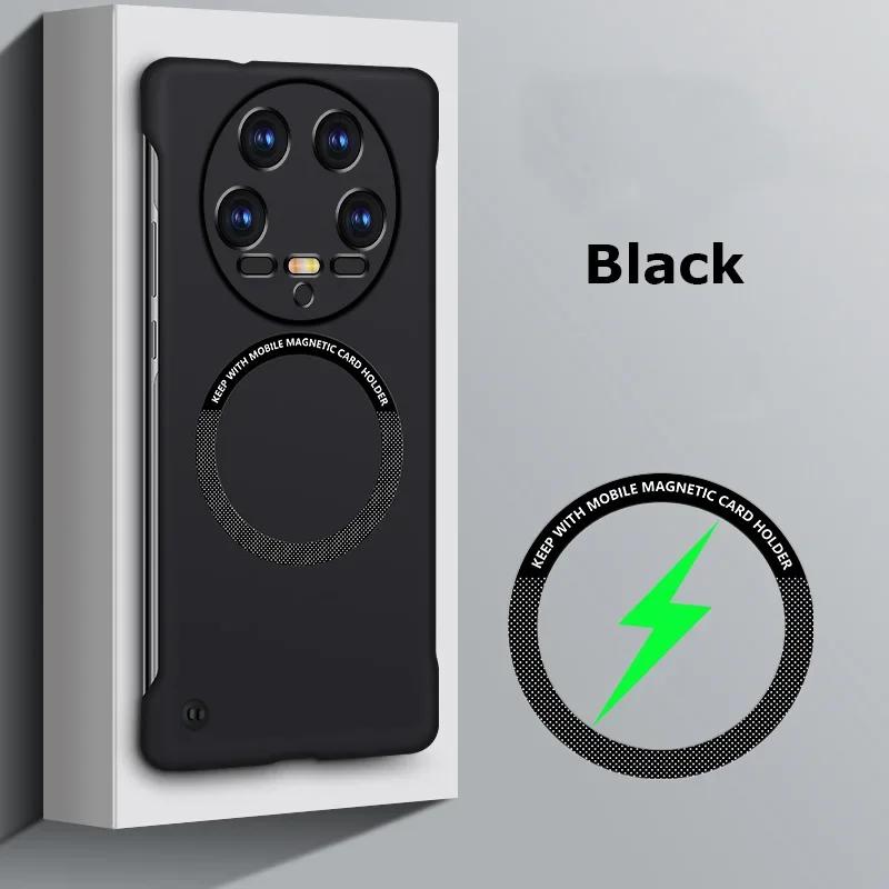 For Magsafe Magnetic Frameless Hard PC Case for Xiaomi 15 Ultra Mi15pro Wireless Charging Shockproof Cover for Xiaomi 15ultra