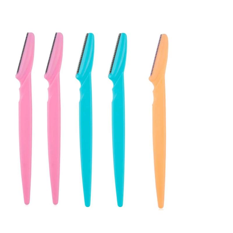 3/10Pcs Eyebrow Razor Eyebrow Trimmer Women Face Razor Hair Remover Eye Brow Shaver Blades for Cosmetic Beauty Makeup Tools