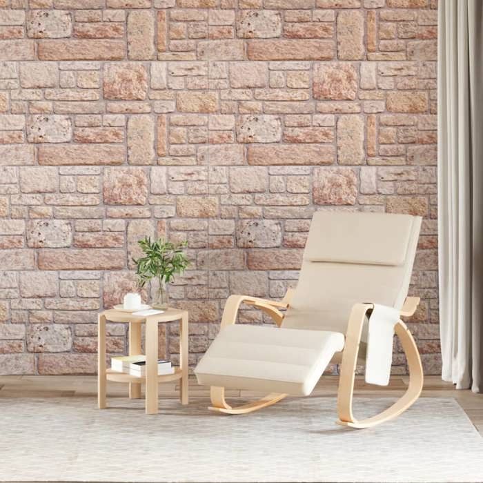 VidaXL Panneaux muraux 3D 10 pcs marron 100x50 cm EPS, lambris, décoration murale, revêtement mural, carrelage mural, art 4008551