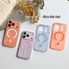 Ultra-thin Magnetic Frosted Phone Case for Apple 17 Pro Max, 16, 15, 14, 13, & 12 - Large Hole Design