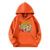 Child Fashion Lightweight Long Sleeve Pullover With Pockets  Print Hoodie
