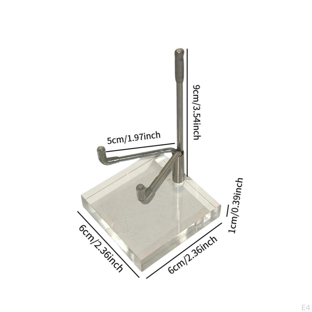 Metal ARM DISCATION CALE Mineral Holder Rock Display for Small Collector's Pieces