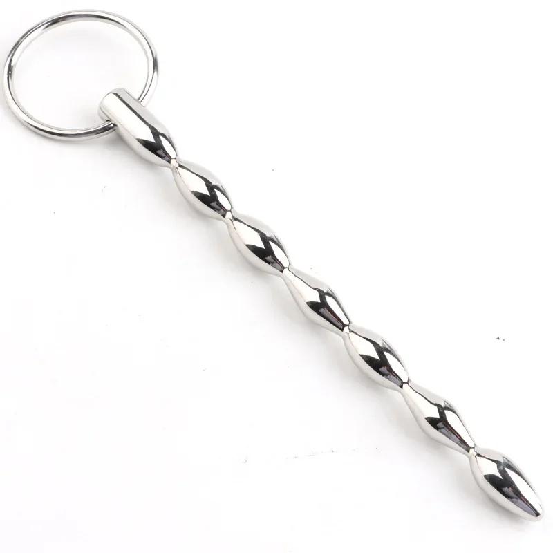 304 Stainless Steel Beaded Urethral Sounds Dilator Penis Plug Insert Sounding Rods Sex Toys For Men Stimulators Urethral Beads
