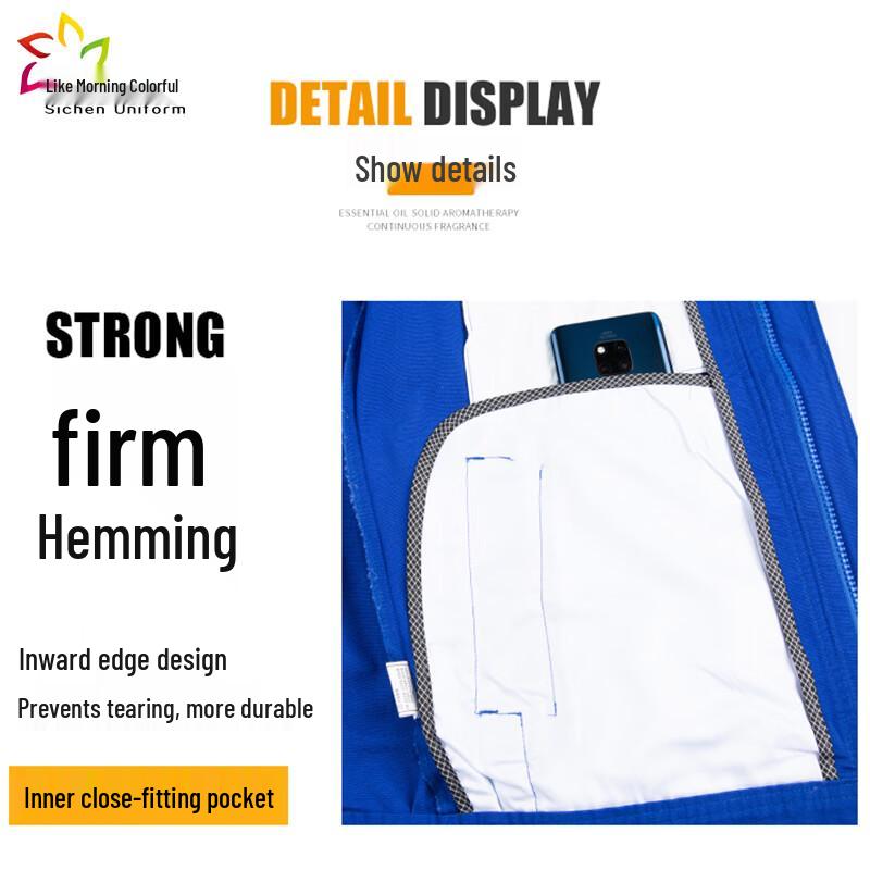 Unisex Pure Cotton Long Sleeve Workwear Set