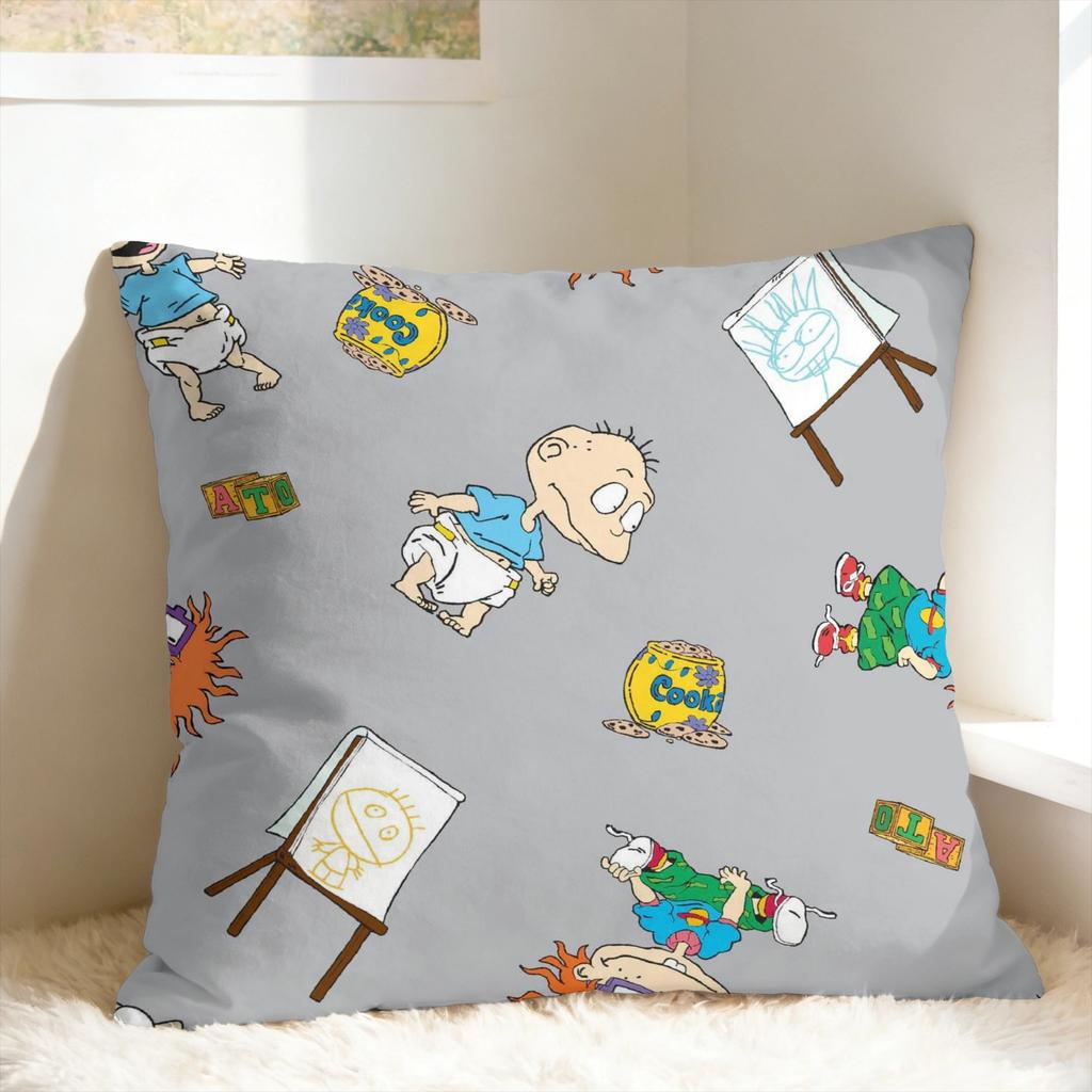 R-Rugrats Angelica Pickles Pillow Cover Novelty Pillow Case For Sofa Home Decoration Design Pillowcases Birthday Gift