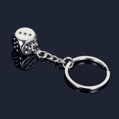 Sechsseitiger Würfel Auto Schlüsselanhänger Schlüsselanhänger Anhänger Dekor Geschenk