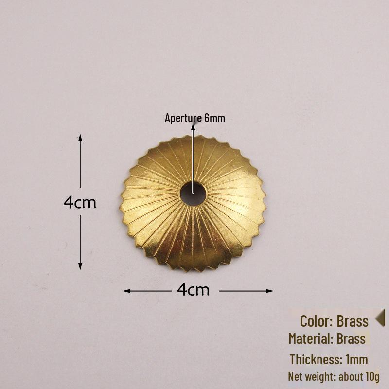 Antique Chinese Copper Plum Blossom Pull Handle and Gasket for Furniture Decoration