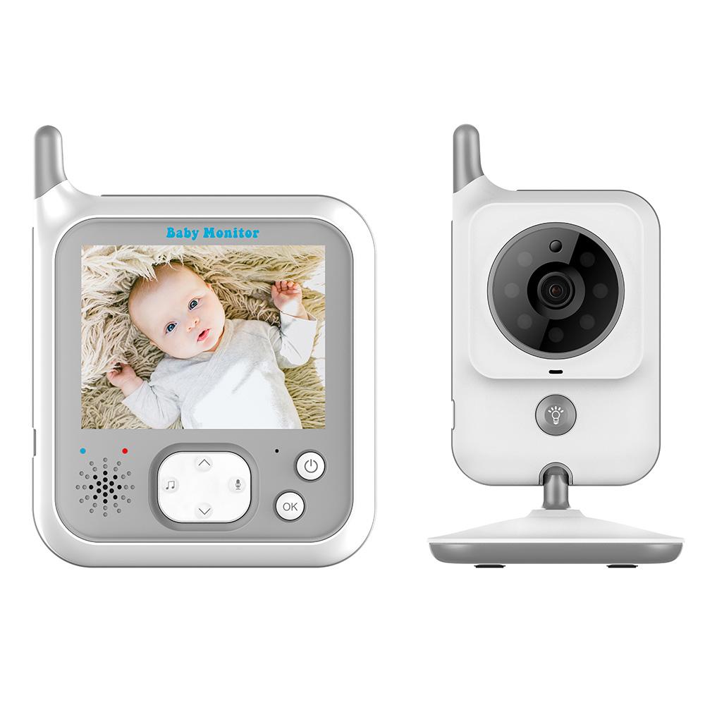 

VB607 Baby Safety Monitor 3.2inch Wireless Digital Monitor Two-way Intercom Room Temperature Detection EU Plug