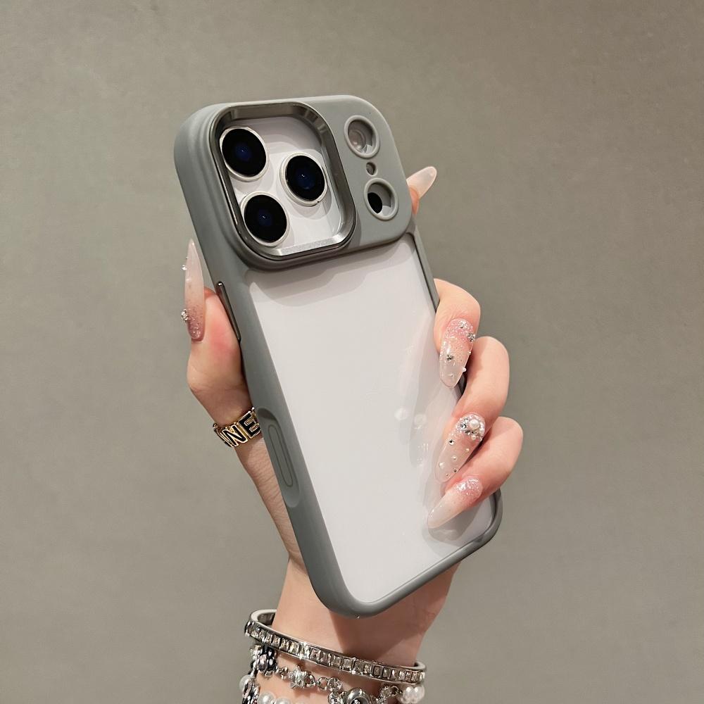 

Metal Plating Defender Rugged Armor Case for iPhone 17 Air 16 15 14 13 12 11 Pro Max Plus Clear Protective Cover iPhone 15