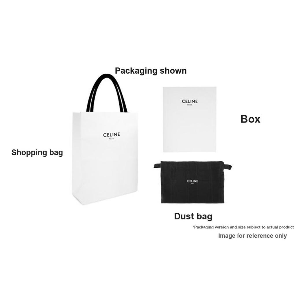 Celine Triomphe Logo Print Canvas And Calfskin Card Holder Medium Women Accessories Black Brown 10P322EEN-04LU