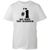 Je suis le numéro 1 Alors Pourquoi Essayer Plus Dur T-shirt Fatboy Big Beat DJ Rave T-shirt Adulte