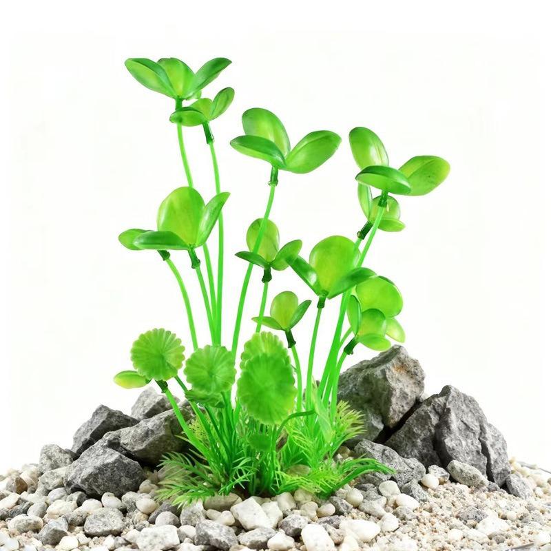 

Fish Tank Simulation Water Grass Aquarium Decoration Plastic Fake Water Grass Decoration One Size зелёный