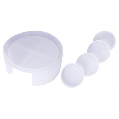 Molde de Silicone para Sabonete de Gesso Molde de Epóxi Artesanato DIY Molde para Porta-Copos Molde para Porta-Copos de Cristal Caixa de Armazenamento Molde para Fundição de Resina