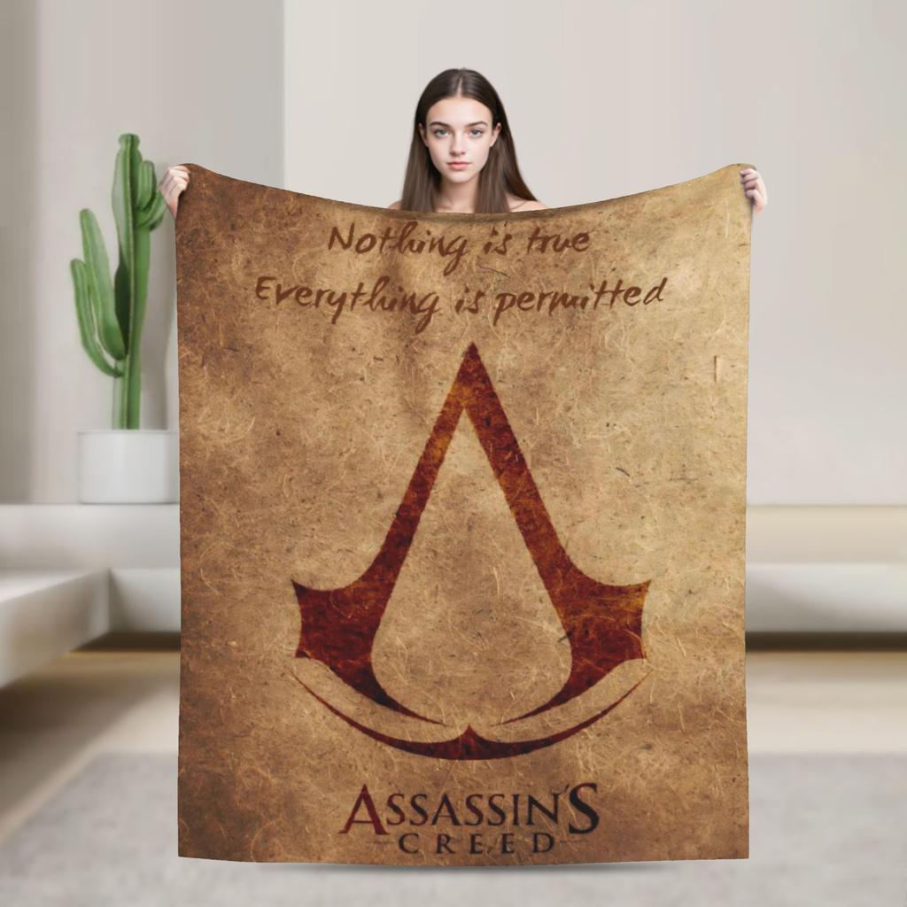 Assassins Creed Shadows  Blanket Quality Soft Warm  Throw Blanket Winter Boy Girl Couch Chair Sofa Bed Fluffy Bedspread