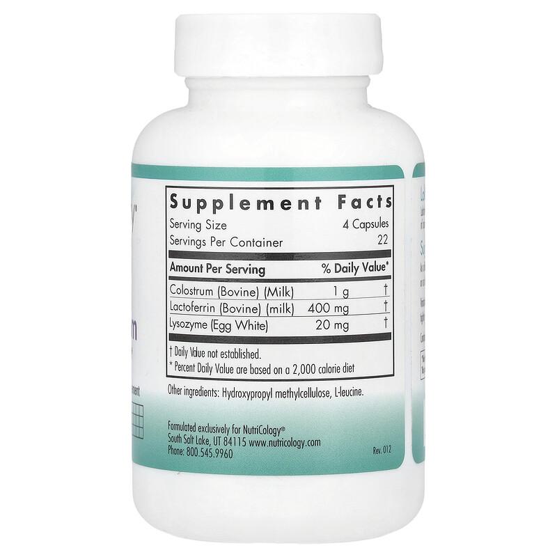 Laktoferrin with Colostrum, 90 Vegicaps