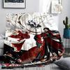 1 Pezzo Coperta in Flanella con Stampa Cartone Animato, Alta Qualità Confortevole per Tutte le Stagioni, Decorazione per la Casa, Calore e Comfort, Perfetta per Regalo di Natale Compleanno