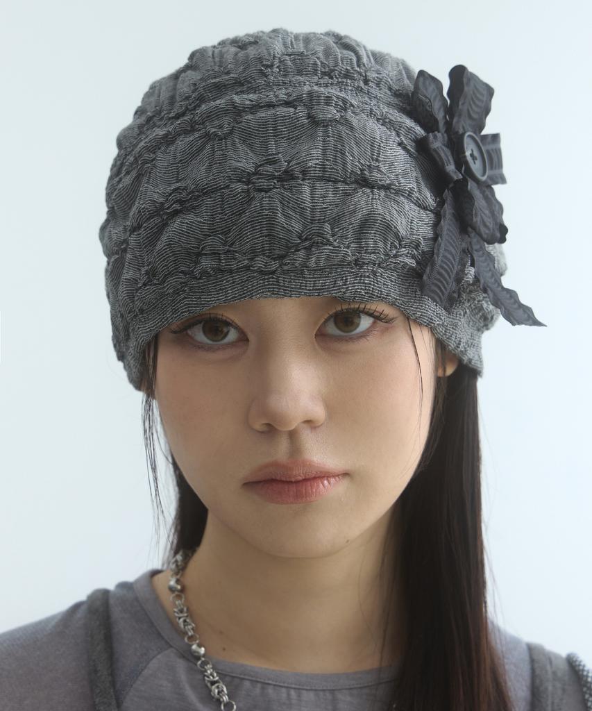 Mualeumoa Rosette Light Beanie-Gray