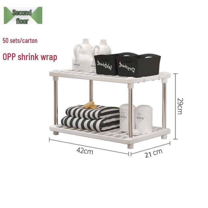 Multi-Layer Storage Rack for Kitchen, Bathroom, Living Room, and Desktop Use