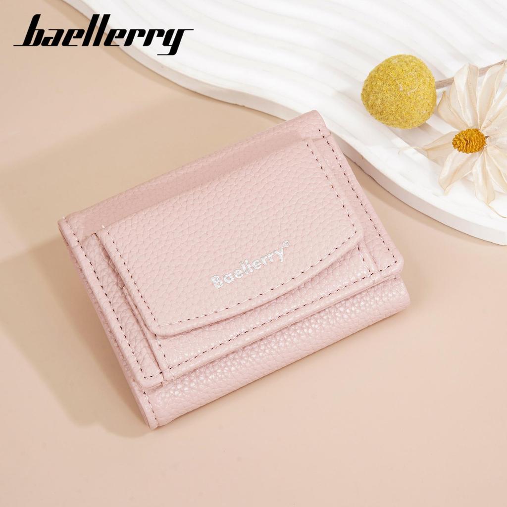 Women's Baellerry Japanese High-End Tri-Fold Wallet & Coin Purse