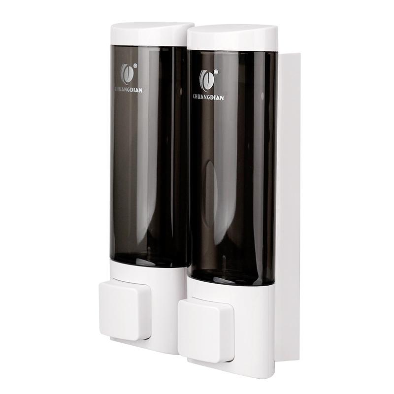 Dozownik mydła montowany na ścianie, podwójna łazienka, hotelowy szampon, balsam, płyn do rąk, dozownik mydła