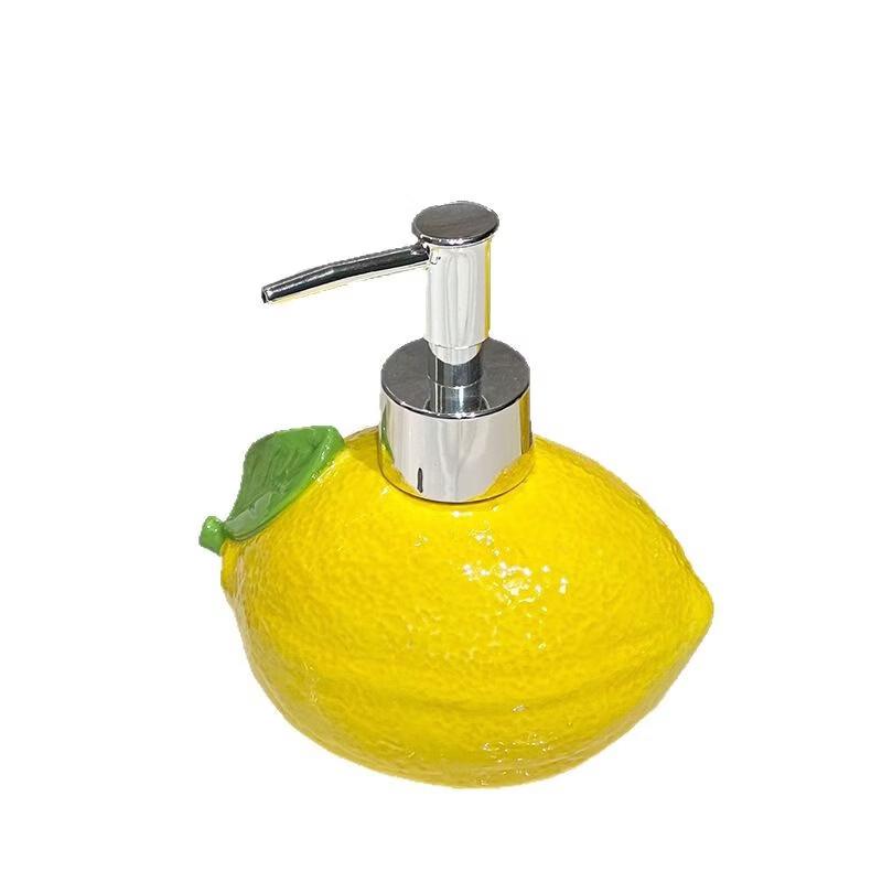 OIMG Ceramic Lemon Lotion Dispenser