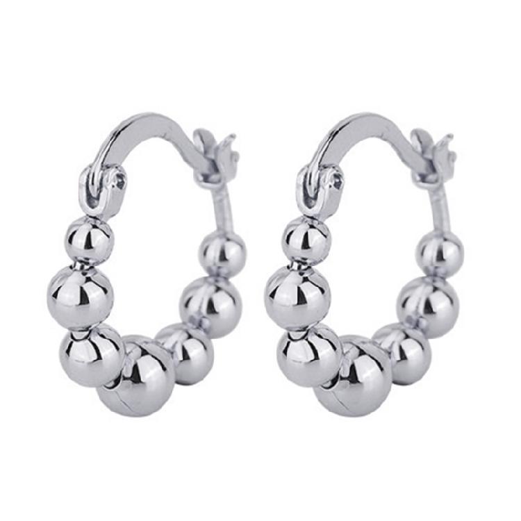 Moderne Mode Perlenohrringe, die eine einzigartige Mischung aus Eleganz und Party-Statement-Ohrringen bieten. Kupfertextur für jeden Anlass.