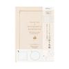 Midori Colored Message B5 with 33292006 Paper, Card, Size, Stickers, Bi-Fold, Book-Shaped, Beige,