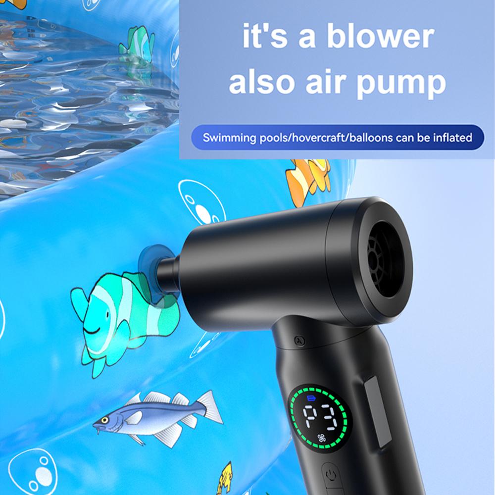 1 Set Car Mounted Dust Blower Household Cleaning, Wireless Portable Multifunctional Vacuum Ceaner, Vacuum Extractable