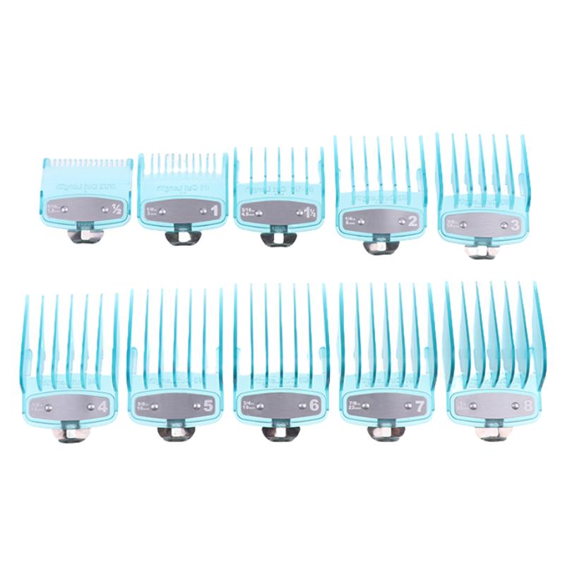 1 Set 2/8/10 Stück Universelle Haarschneider-Schutzaufsätze Für Haarschneider Friseurzubehör Professioneller Trimmeraufsatz Begrenzungskämme