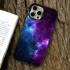 Minimalist Starry Sky Phone Case For iPhone 17,16,15,14,13,12,11 Plus,Pro Max,XS,Colored Silver Plated Inside Cover