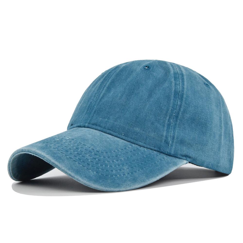 Baseball Cap Snapback Hat Spring Autumn Cap Pure Cowboy Water Washing Hats Hat Hip Hop Fitted Cap For Men Women Grinding