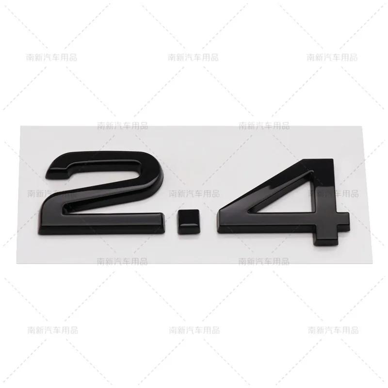 3D ABS 2.4 3.6 4.2 Letter Car Rear Trunk Tailgate Fender Door Badge Emblem Adhesive Sticker For A4 A5 A6 A7 A8 Q3 Q5 Q7