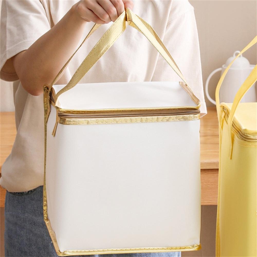 Lunch Bag Thermal Storage Box Cooler Bag Insulated Cake Bag For Meal Prep Picnic Outdoor Activities
