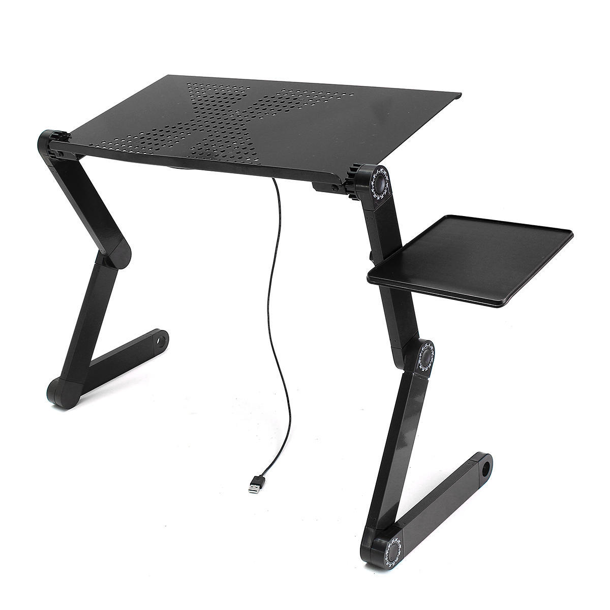 Almighty Folding USB Laptop Table Desk Stand Cooling Fan Computer Bed Tray 480MMbuy at a low
