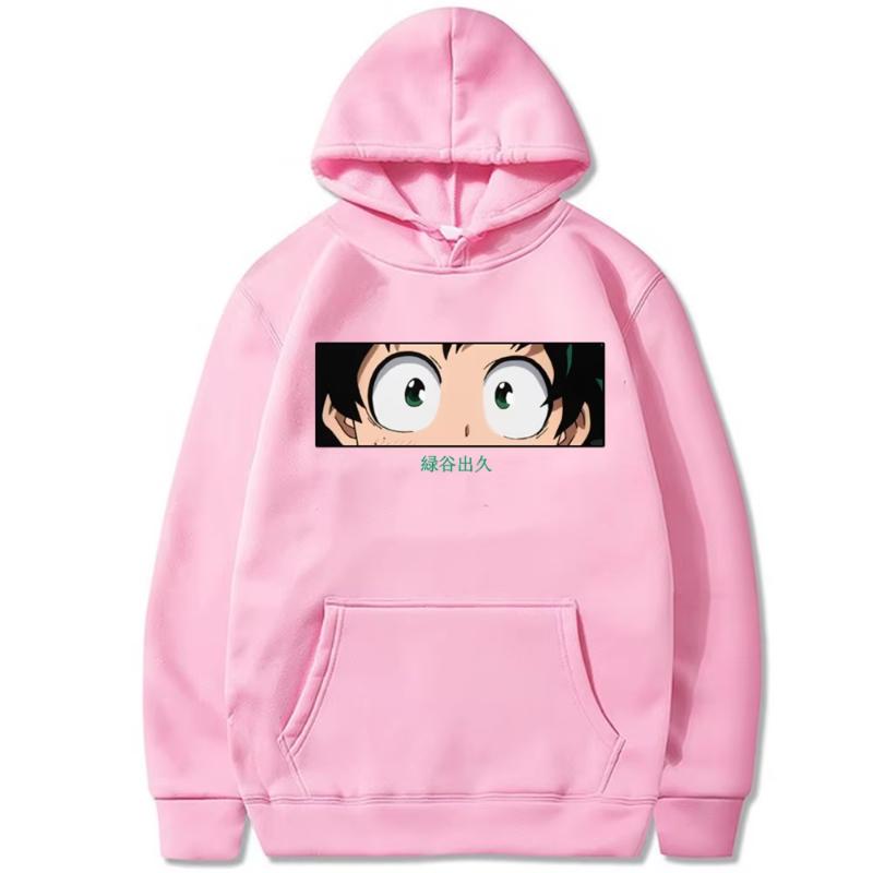 My Hero Academia Anime Clothes Midoriya Izuku Printed Hooded Men Women Comfortable Hoodies Harajuku Oversized Sweatshirt