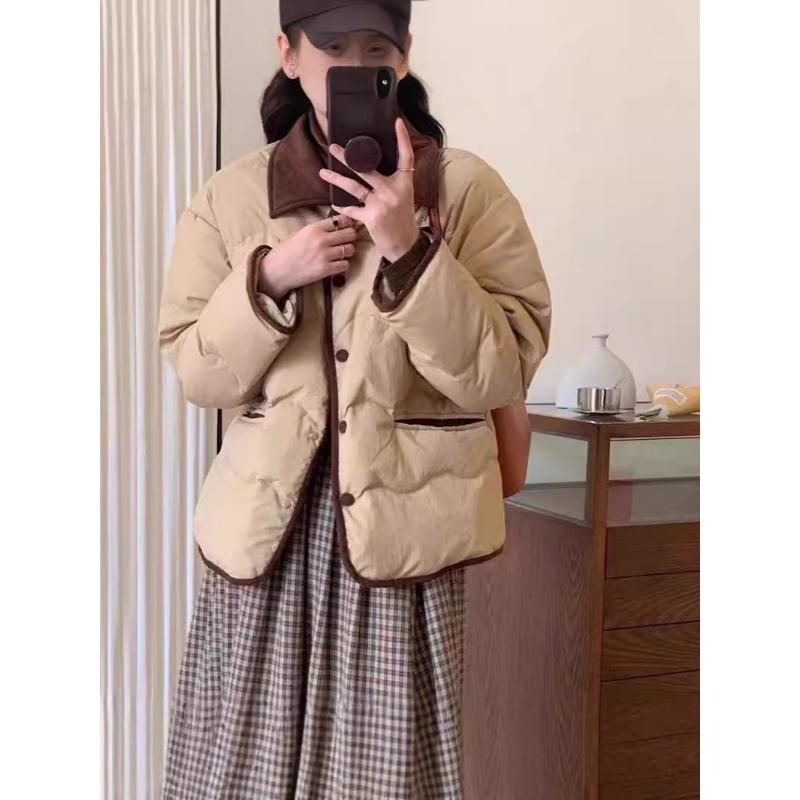 

Новая ветрозащитная легкая утолщенная пушистая теплая холодная свободная короткая секция из высококачественной ткани повседневная спортивная куртка XXL