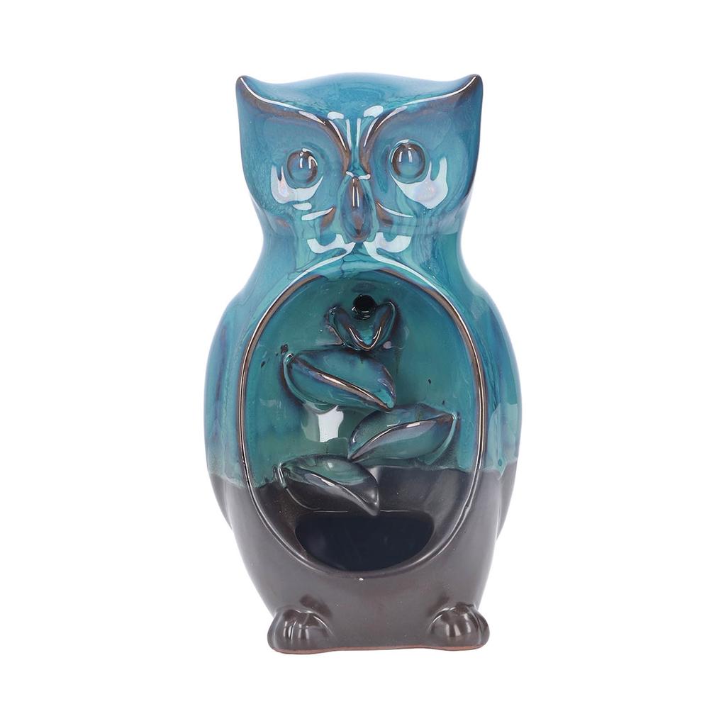 Wasserfall Räuchergefäß Nachteule Premium Keramik Handgefertigt Exquisit Druckentlastung Rückfluss Räuchergefäß